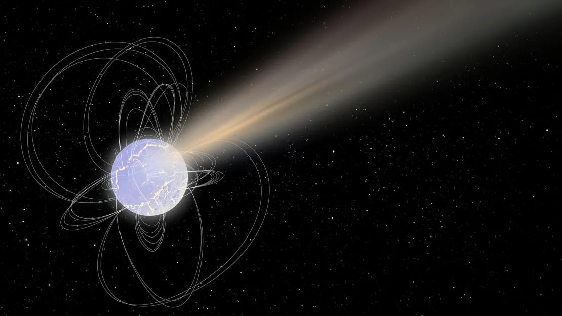 Unde radio Magnetar