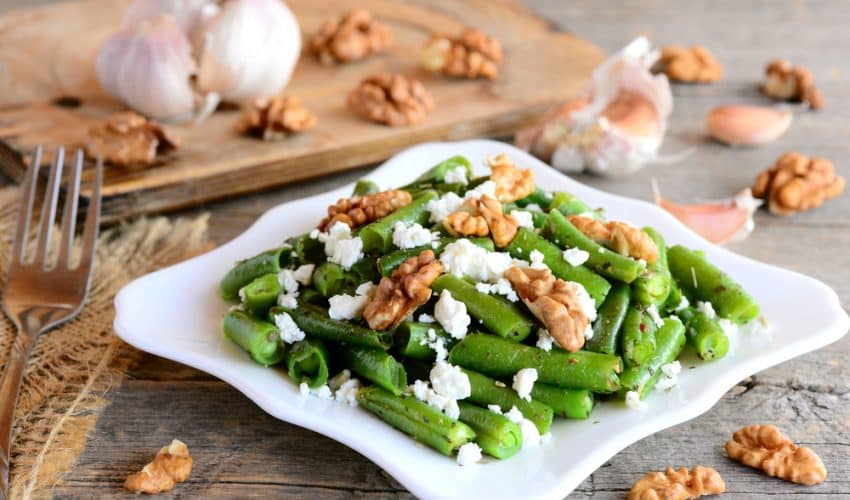 Salata de fasole verde cu branza